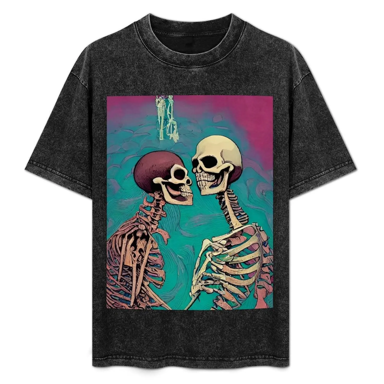 Camiseta Tender Moment Skeletons in Love, camiseta ligera para deportes al aire libre