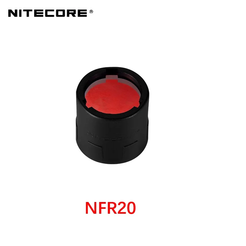 NITECORE NFG20 NFR20 NFB20 Flashlight Color Filter Applicable for Flashlights with a 19.7mm Head Diameter