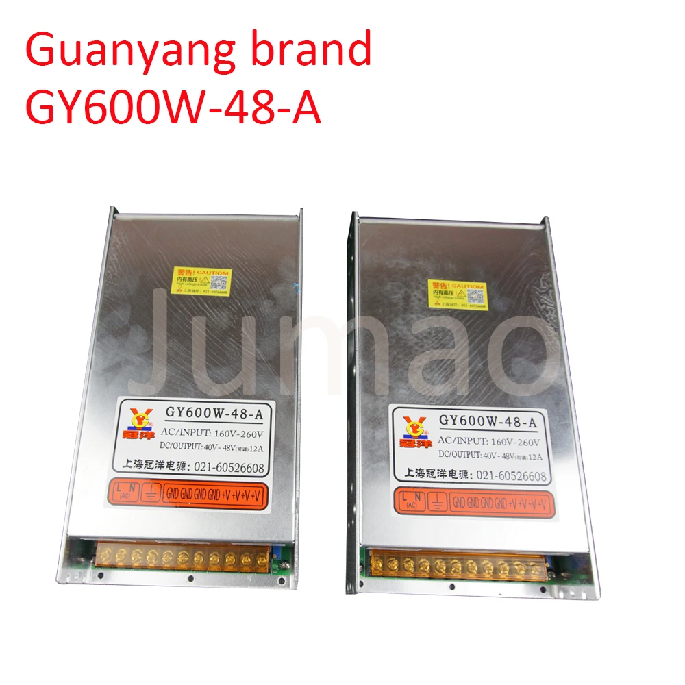 

Блок питания GY600W-48-A (выход 40-48В) и GY120W-24-B (Guanyang) для фрезерных станков с ЧПУ по дереву, 1 шт.