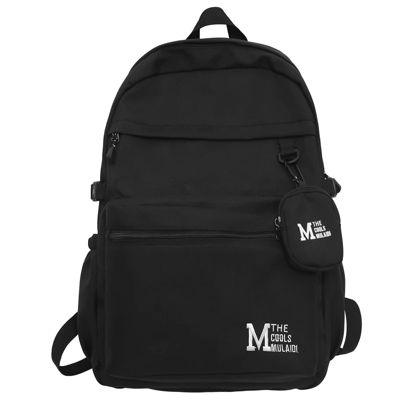 Mochilas escolares de gran capacidad para mujer, mochilas de viaje de ocio ligeras, mochilas de diseñador de nailon impermeables, mochilas de tendencia para mujer