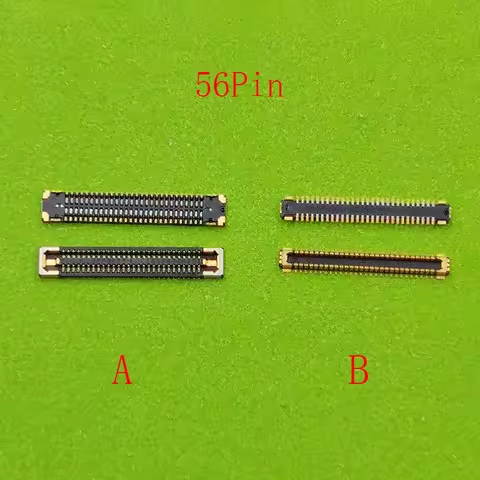 2-10pcs 56Pin LCD Display Screen Flex FPC Connector On Board For Samsung Galaxy Note 20 Note20 S20 S21 Ultra Plus/S21U S20U W21