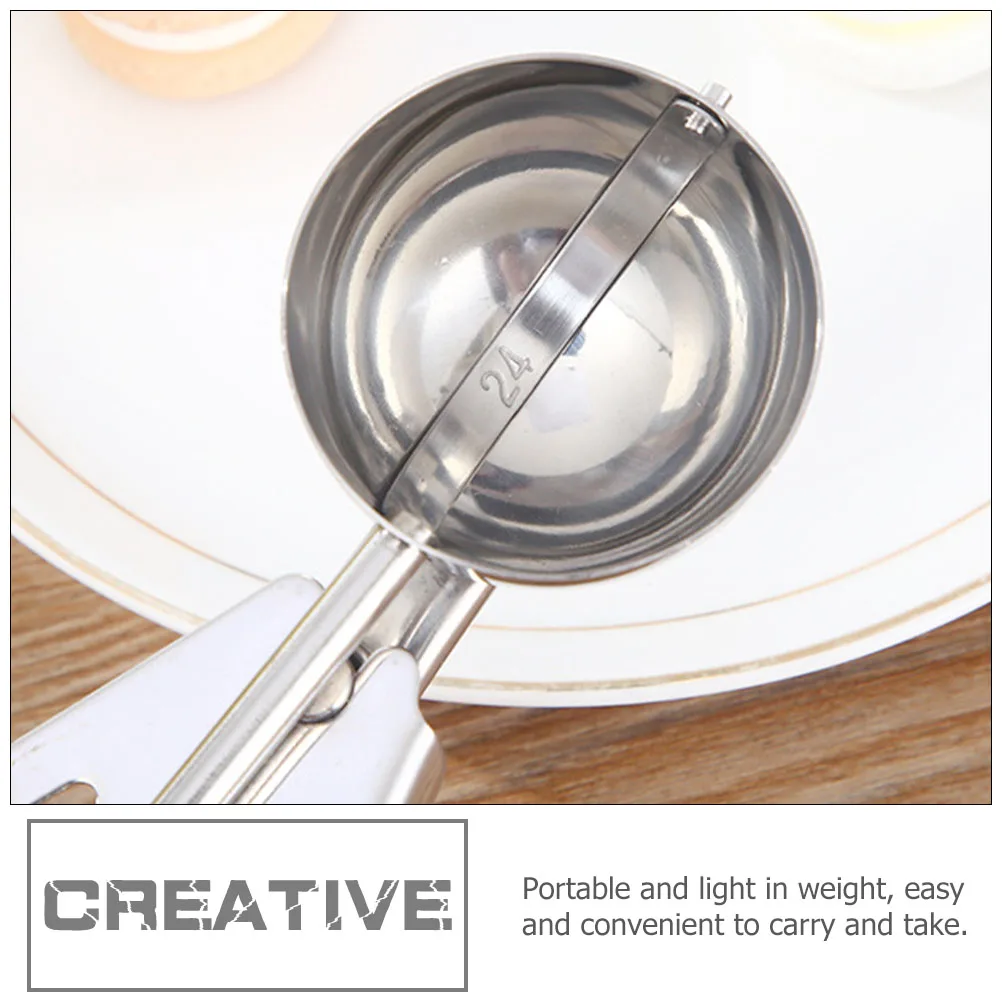 

Ice Cream Scoop Kitchen Spoon Dessert Home Tableware Coffee Stainless Steel Scoops
