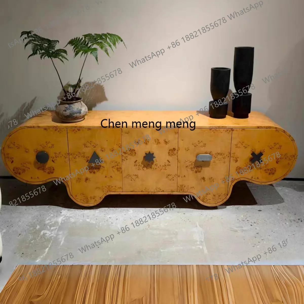 

X Medieval style sideboard living room wall storage bedroom storage retro style entrance decorative cabinet