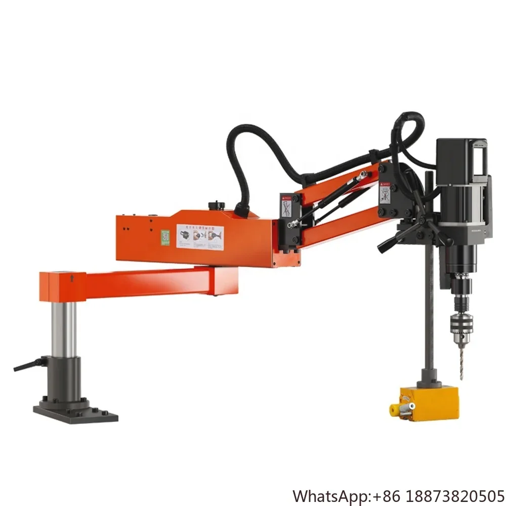 C6 Cnc M3-m16 Drilling Tapping Machine Flexible Arm Drilling Tool Tapping Machine Servo Electric Drilling Tapping Machine