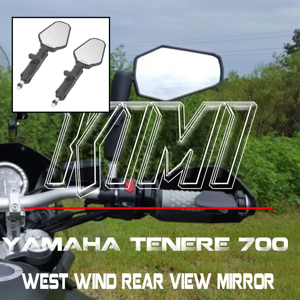 Motorcycle Westwind Rearview Mirror Adventure ADV Foldable Mirrors For xt660z xt1200 Tracer 9 GT For YAMAHA TENERE 700 Tenere70