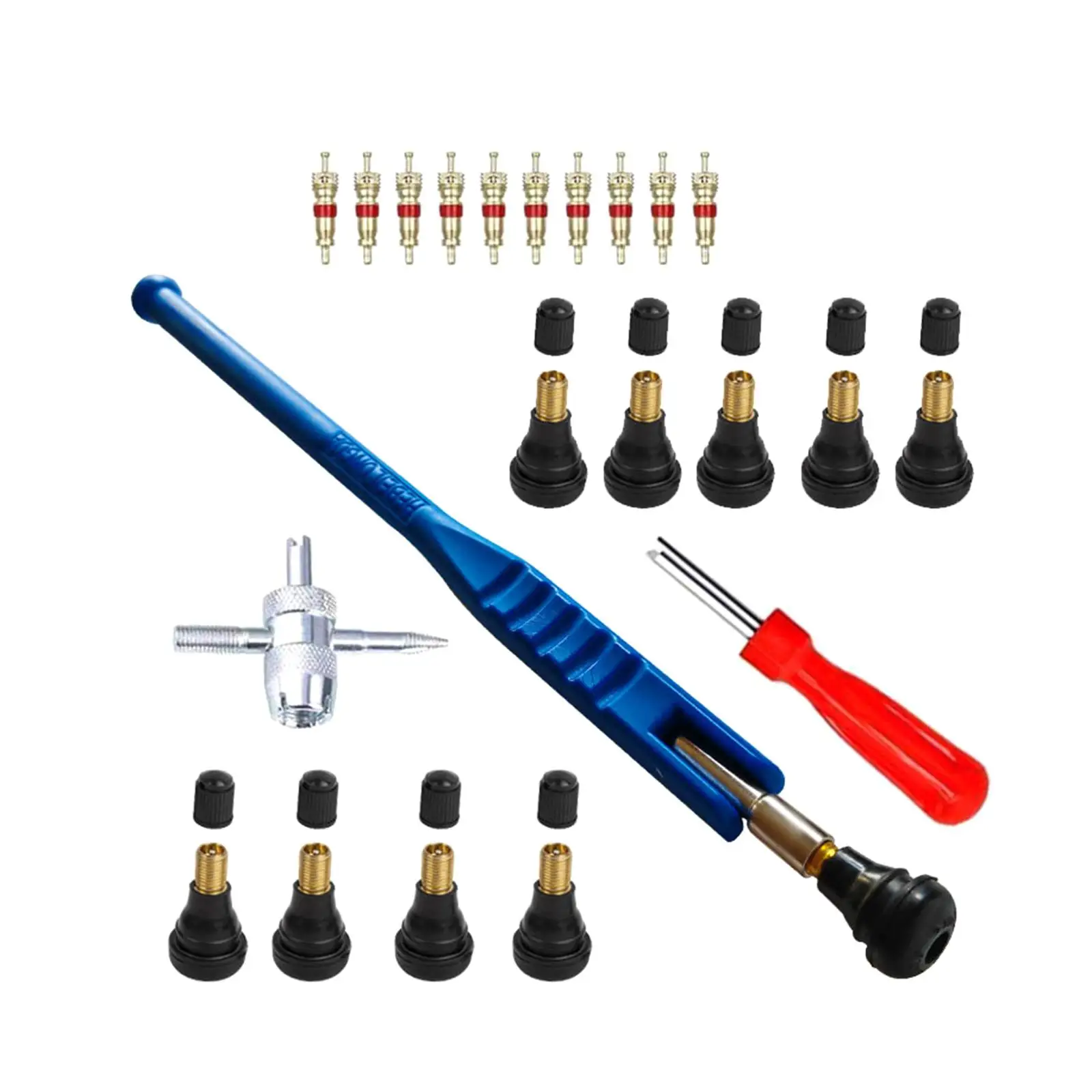 

2026 New TR412 Car Accessories Multifunctional Tire Repair Install Tool Tyre Valve Removal Tool for Car Truck Motorcycle Bike