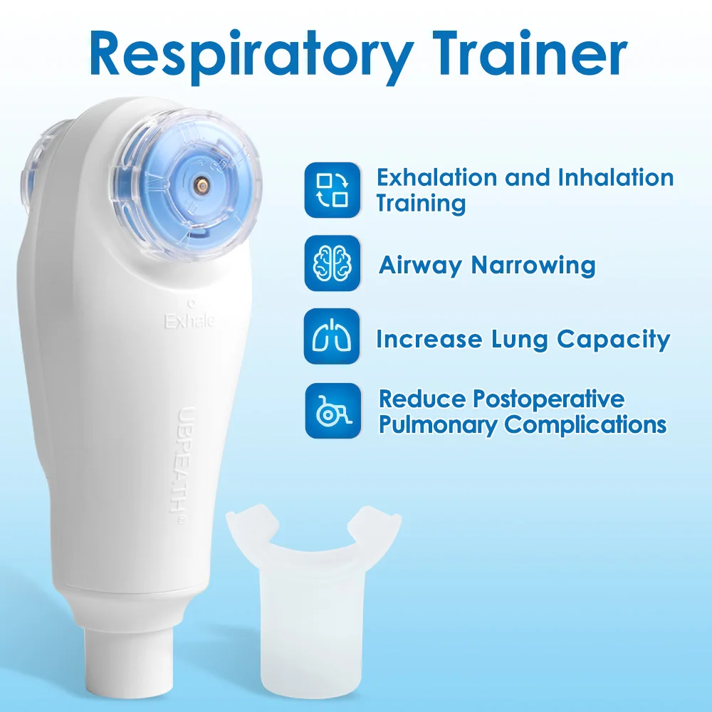 Natural Breathing Exerciser Trainer For Drug-Free Respiratory,Breathing Trainer Inspiratory Expiratory Muscle Trainer Lung Healt