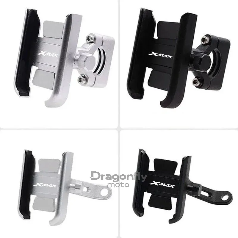 لياماها XMAX300 XMAX400 XMAX125 XMAX250 XMAX X-MAX 125 250 300 400 دراجة نارية المقود حامل هاتف الخليوي لتحديد المواقع دعامة حامل