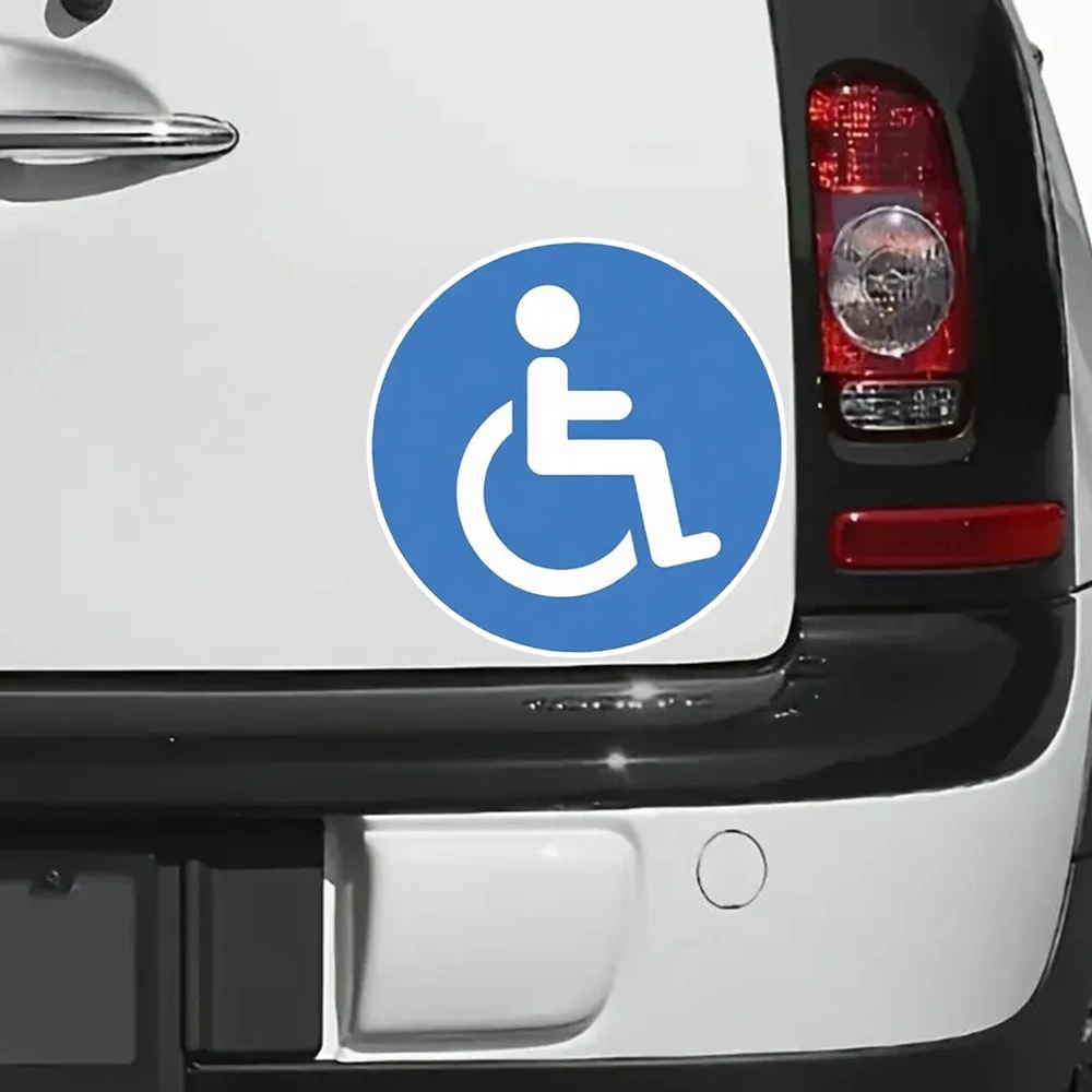 Hаклейка на авто Инвалид Waterproof Car Decorative Decal, Suitable for Cars, Laptops, Bumpers, Glass Window Sticker