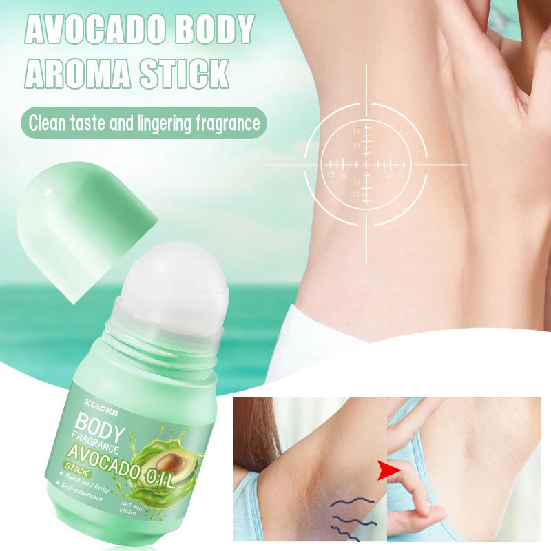 

50g Avocado Deodorant Stick, Antiperspirant Long Lasting Fresh Scent, Eliminates Underarm Odor, Dry Smooth