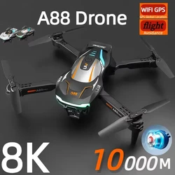2025 A88 Drone 8K Profesional 8K Dual-Camera Photography GPS 360 Obstacle Avoidance Flow Positioning Folding Quadcopter RC New