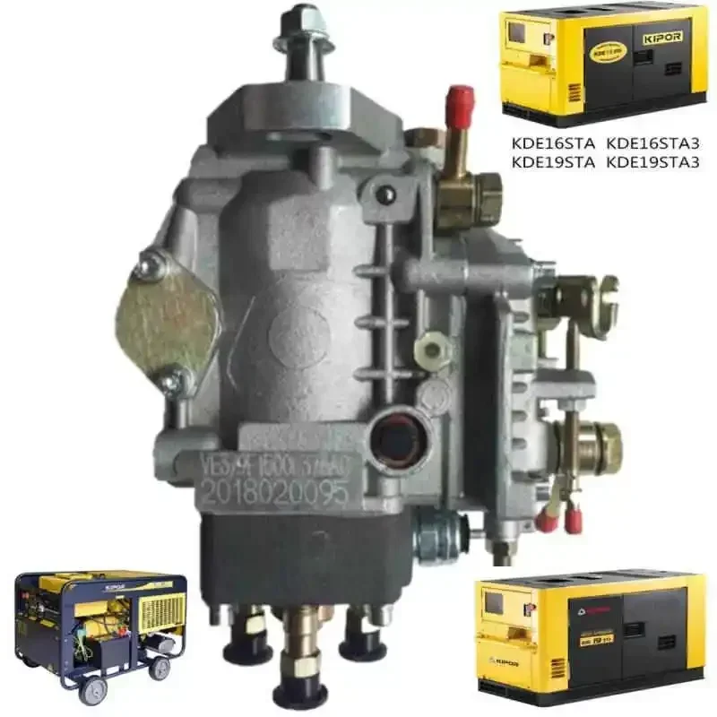 KM376 DIESEL FUEL INJECTION PUMP FOR KIPOR KDE16EA3 KDE16STA3  KDE19EA3 KDESTA3 TRI-CYL. 15KW GENERATORS GENSET KM376QC-1111200