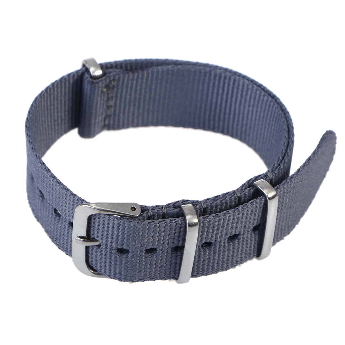 

Smooth Edges Watch Strap Bands Mechanically Braided Nylon 20mm Strong Durability Exercise-friendly