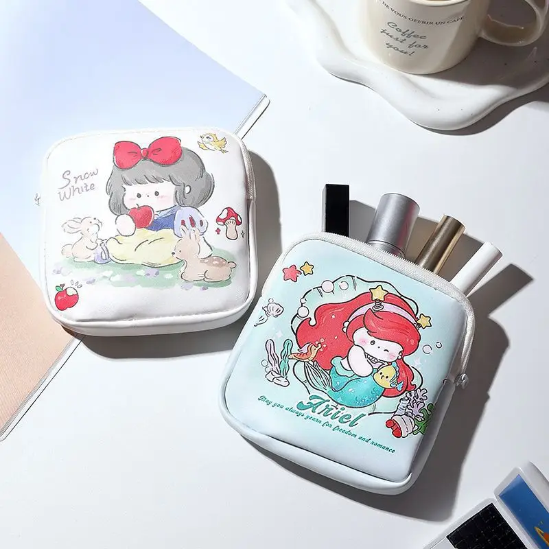 Cartoon Disney sanitary napkin storage bag portable large capacity to put menstrual small bag students portable tampon storage