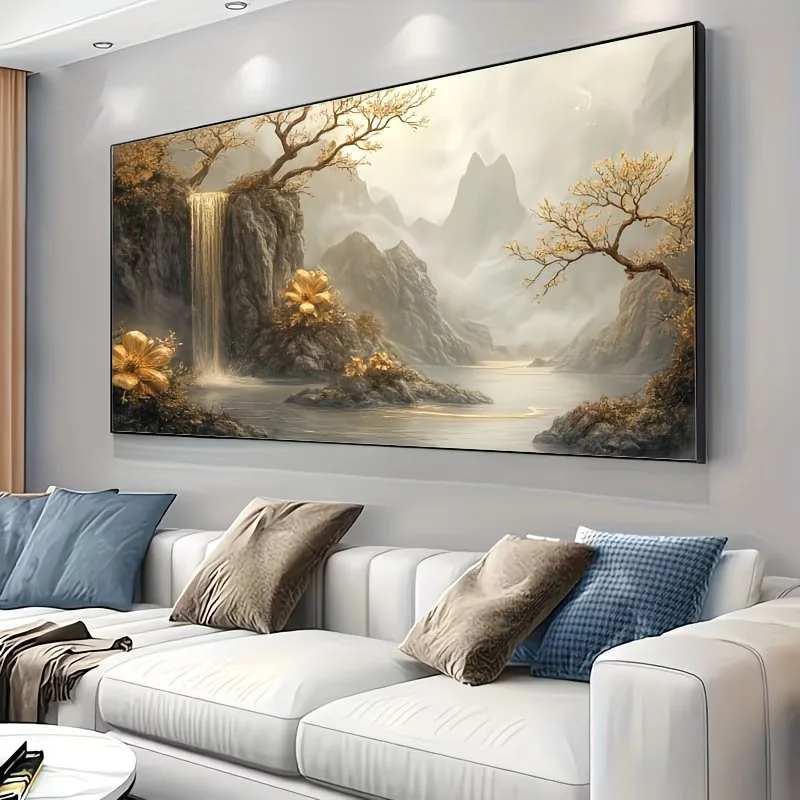 

Новая коллекция: Алмазная мозаика «Золотой водопад» с горным пейзажем, DIY, для вышивки крестом, с полным заполнением квадратными и круглыми стразами, декор для дома