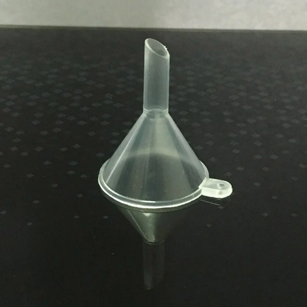 1 buah corong semprot pemisah botol Hopper plastik corong Mini cairan Sub kemasan parfum kosmetik alat pengeluaran