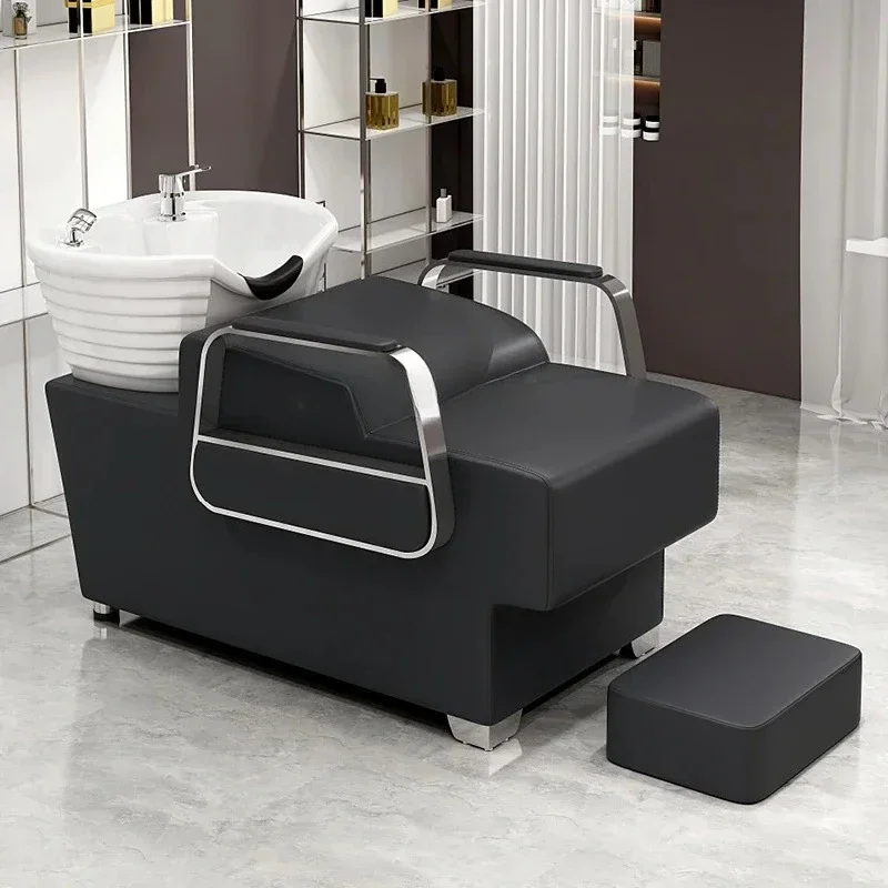 

Shampoo Chair Hair Saloon Dedicated Salon Simple Half Lying Flushing Bed