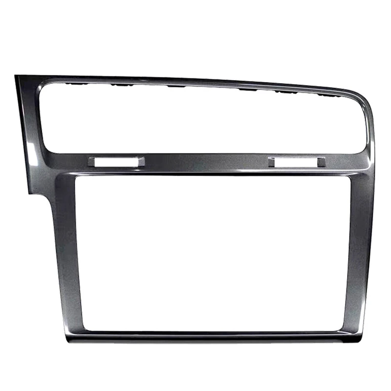 

8" Car Radio Frame Panel Decorative Trim LHD Fit for VW Golf 7 MK7 Golf 7.5 MK7.5 2013-2015 2016 2017 2018 2019 2020 Grey