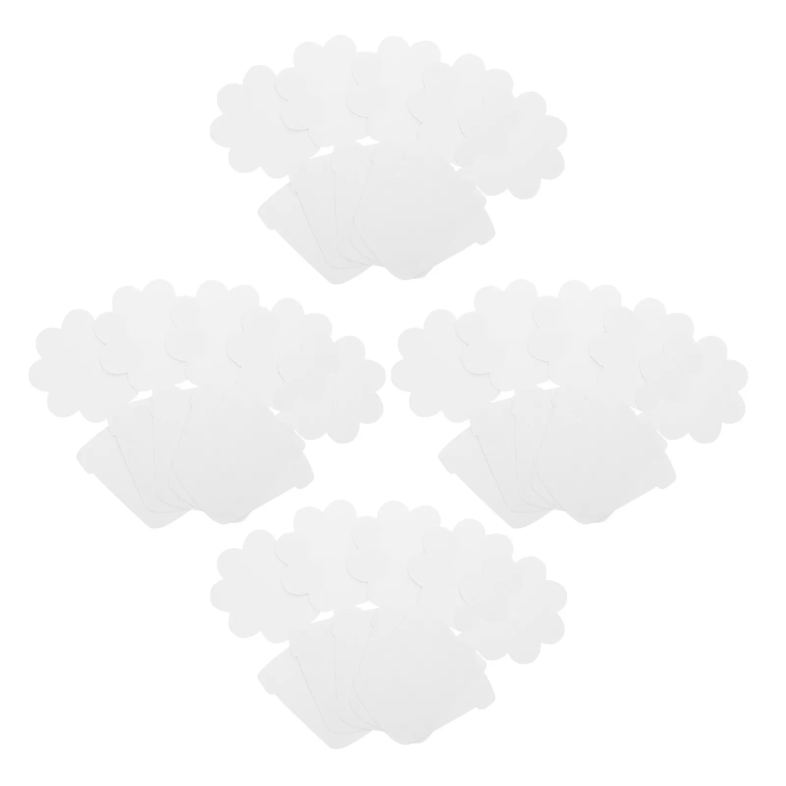 20Pcs Blank Cardboard Flower Pot Cutouts DIY Painting Crafts for Children School Art Activities Birthday Party Holiday