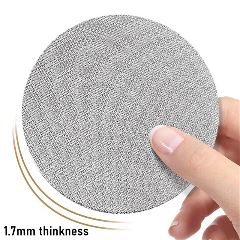 5/10pcs 49/51/53/58mm Reusable Coffee Filter Heat Resistant Mesh Coffee Machine Filter For Coffee Machine Handle Puck Screen