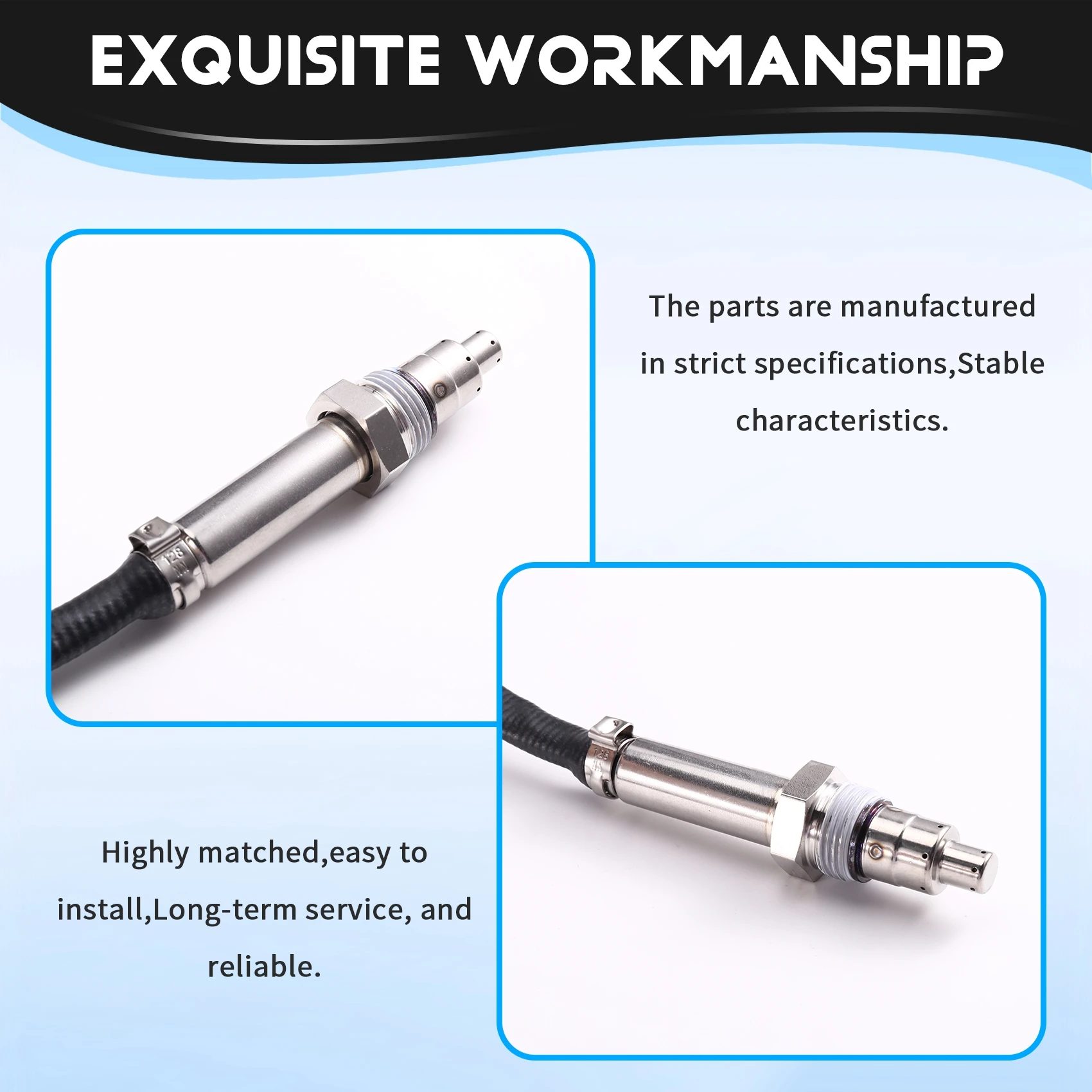 ABQB-Nox Sensor 04L907807AD 5WK97313 For A3 Q2 VW T-ROC Skoda Karoq Superb 2013- 2027 Nitrogen Oxide Detection Unit