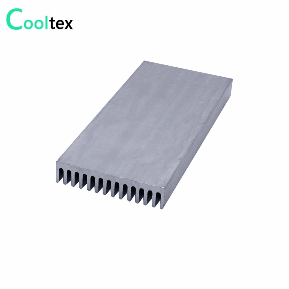 100% novo 100x45x10mm dissipador de calor de alumínio do radiador para chip led componente do computador dissipação de calor resfriamento