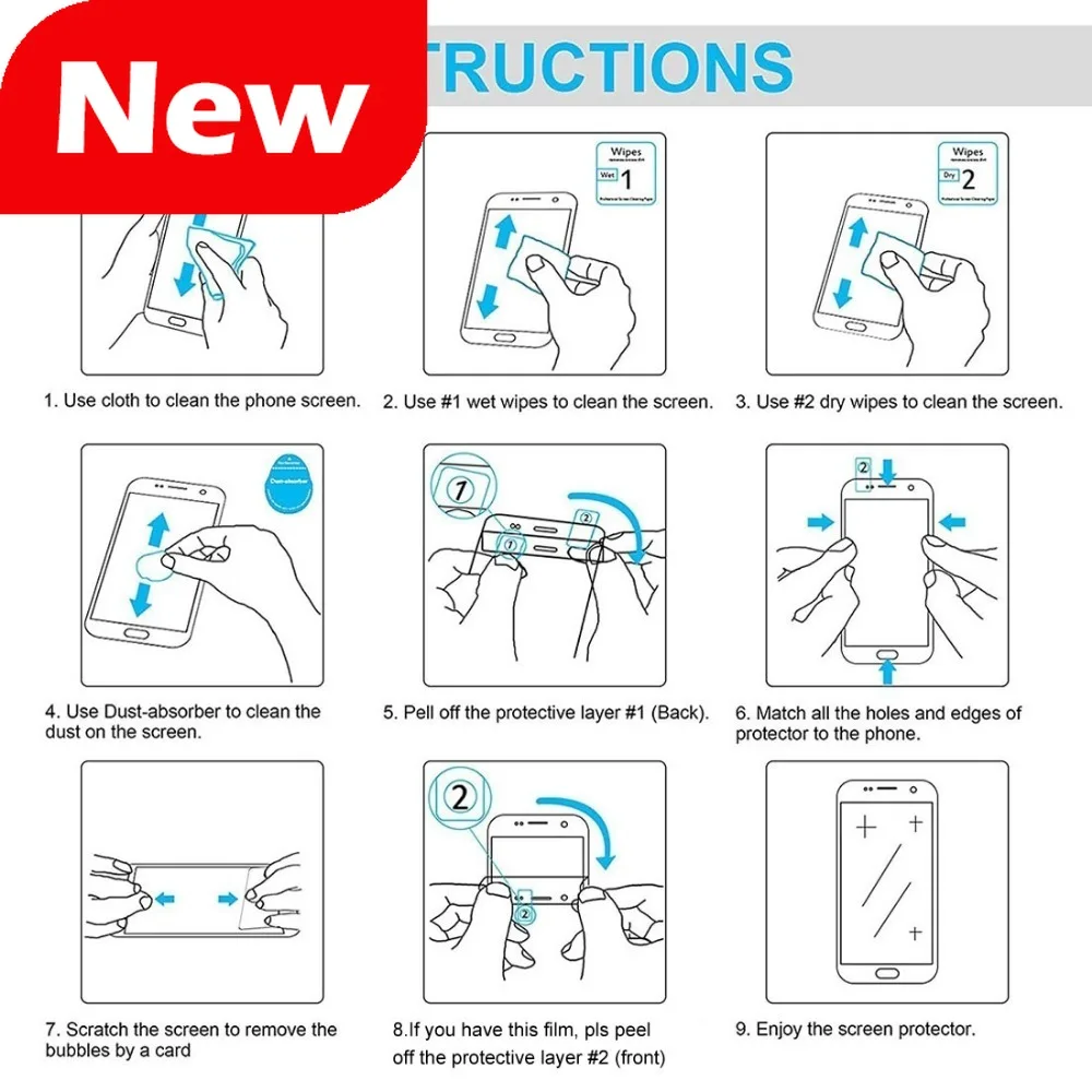 New for Apple IPad AIR 2024 for IPAD PRO 2024 Tempered Glass Film HD Scratch-resistant Explosion-proof Screen Protection Film