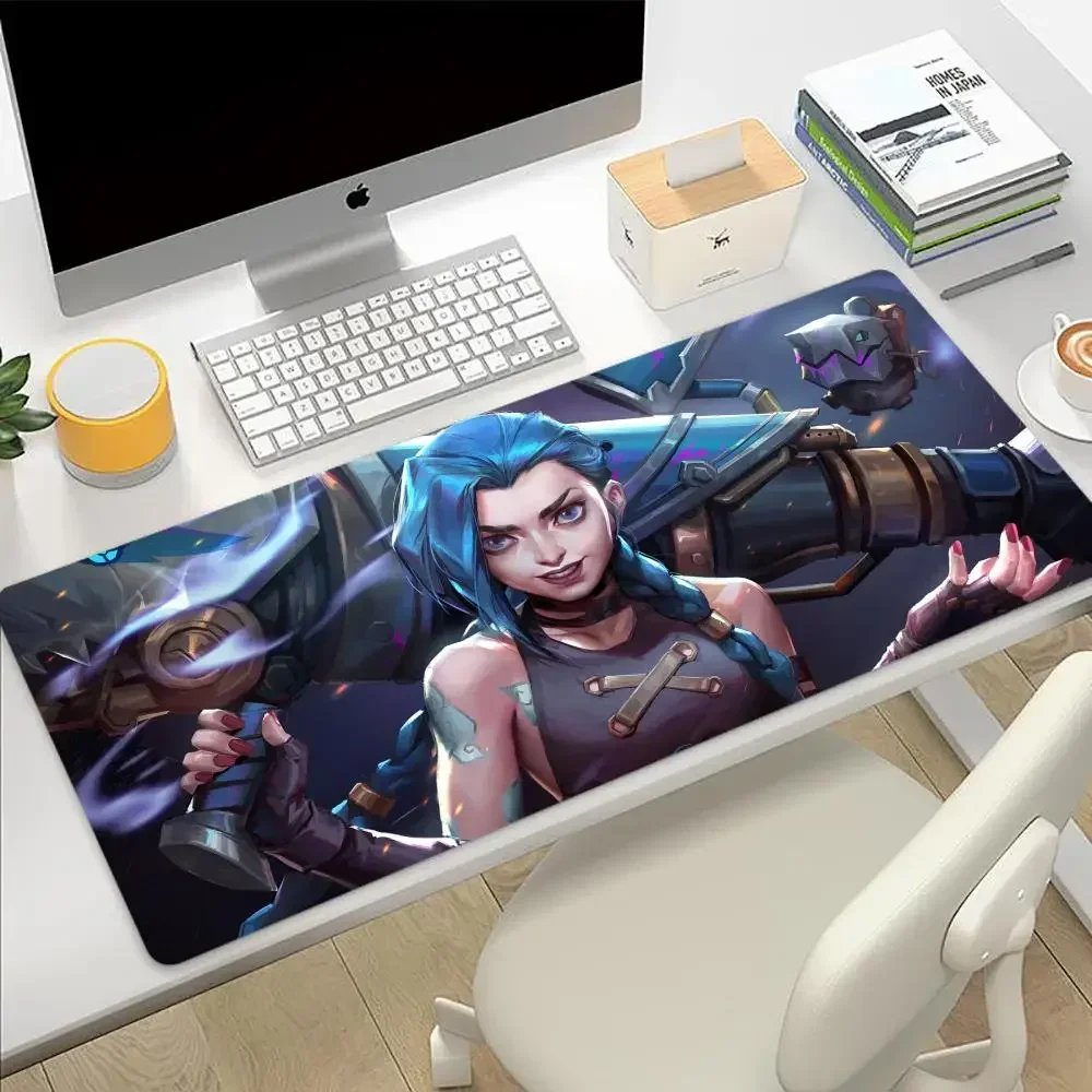 Jinx Mouse Pad PC game mousepad XXL laptop desk arcane Gaming Computer accessories Table non-slip computer keyboard mouse pad