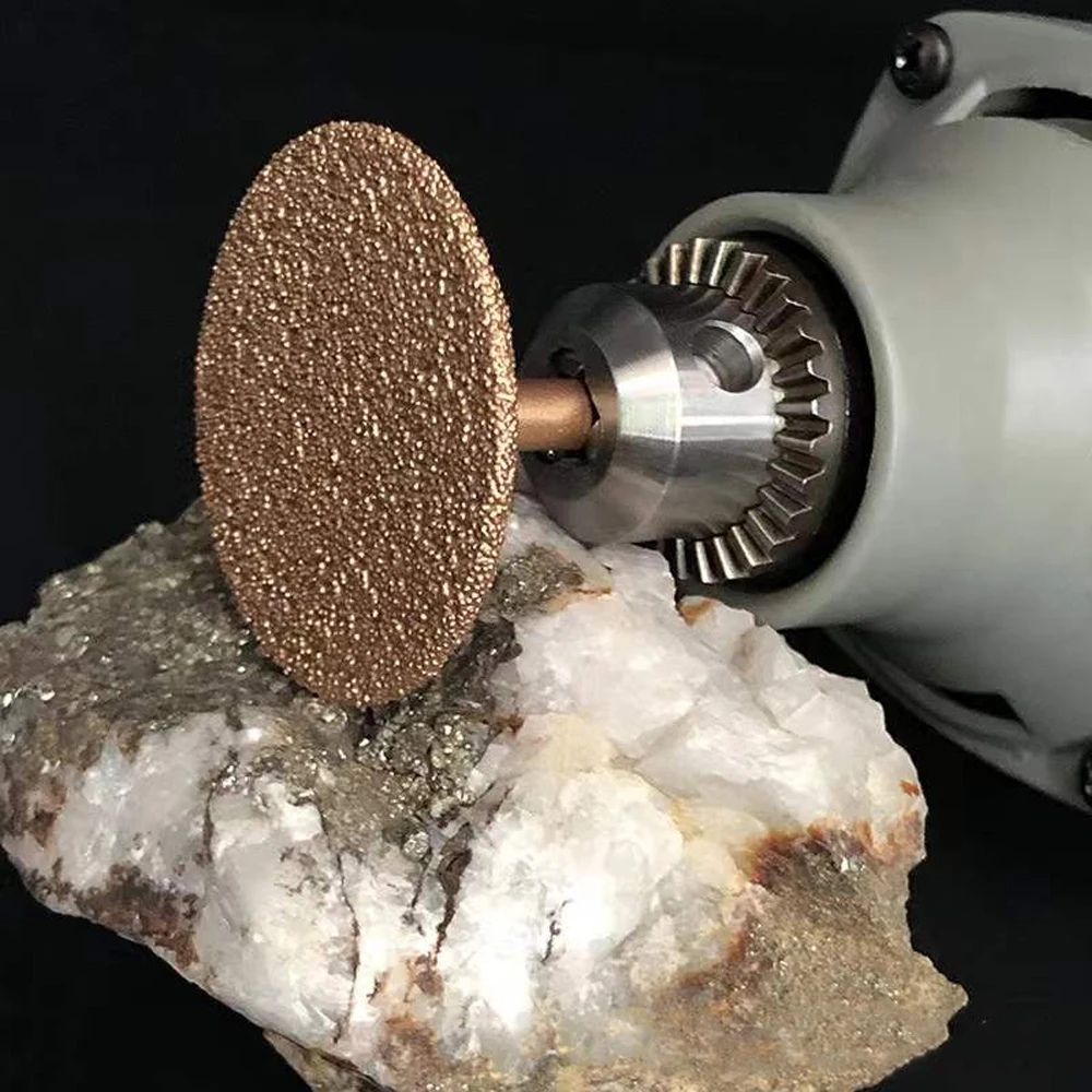 Reilyn T Type Diamond Grinding Burr Polishing Head for Die Grinder Dremel Rotary Tools Carving Engraving Jade Stone Glass