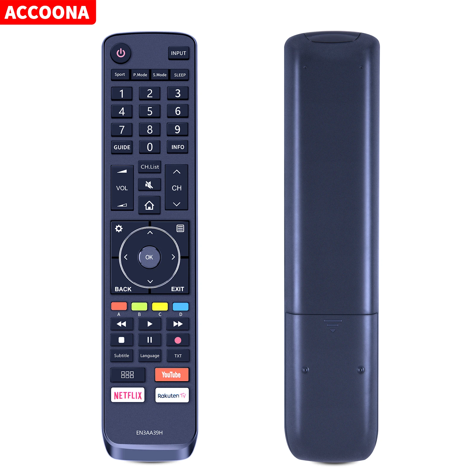 EN3AA39H EN3AA39S Remote Control For Hisense TV H50A6550 H43A6550 H55A6550 Replacement Controller With YouTube NETFLIX Buttons