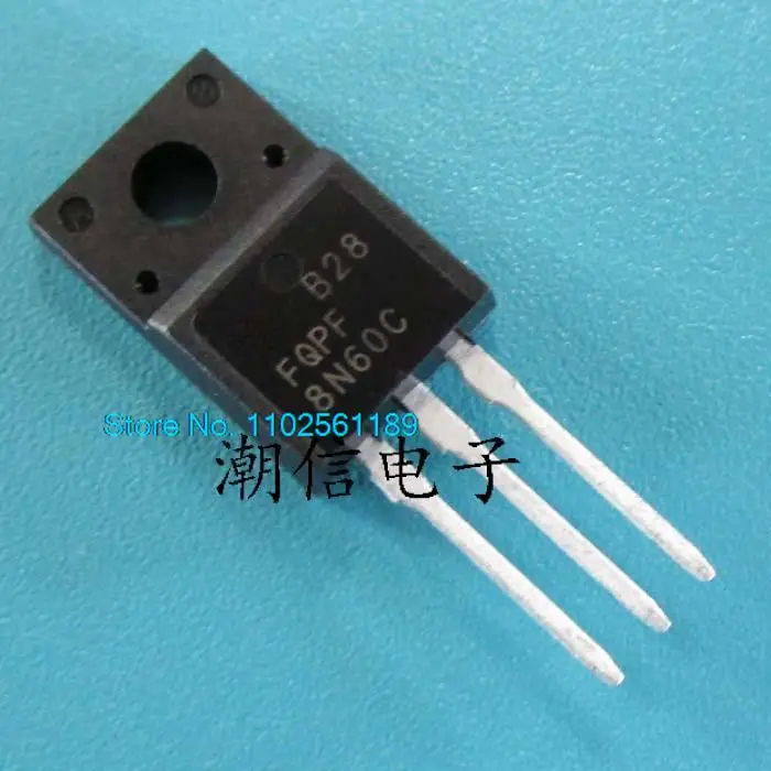 

20 шт./партия FQPF8N60C 8A 600V