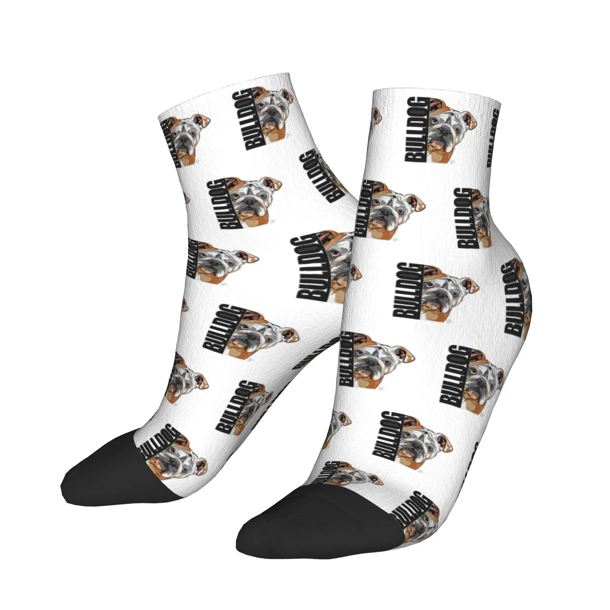 

Забавные носки с английским бульдогом и собаками, супер мягкие чулки в стиле Харадзюку, всесезонные носки, аксессуары для унисекс, рождественские подарки