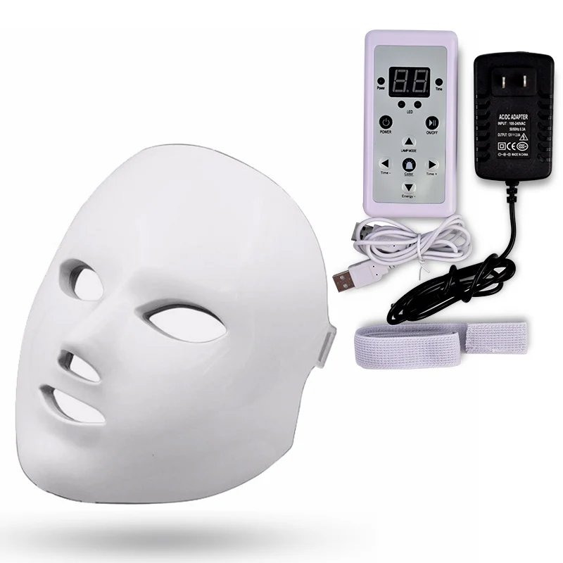 Home Face Beauty Machine Remove Fine Lines Photon Therapy Shrinking Pores Tighten Skin Face Lifting Beauty Mask Anti-Acne Wrinkl