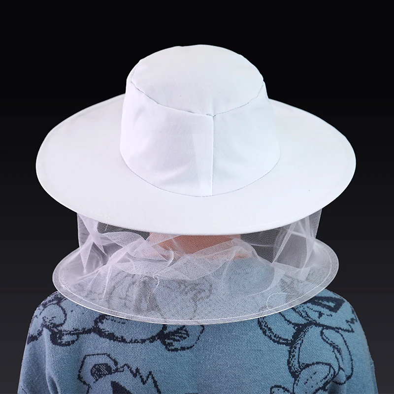 BeeKeeping Professional Beekeeper Hat With Brim Face Thickening Sunscreen Half-Length Special Protection Beekeeper