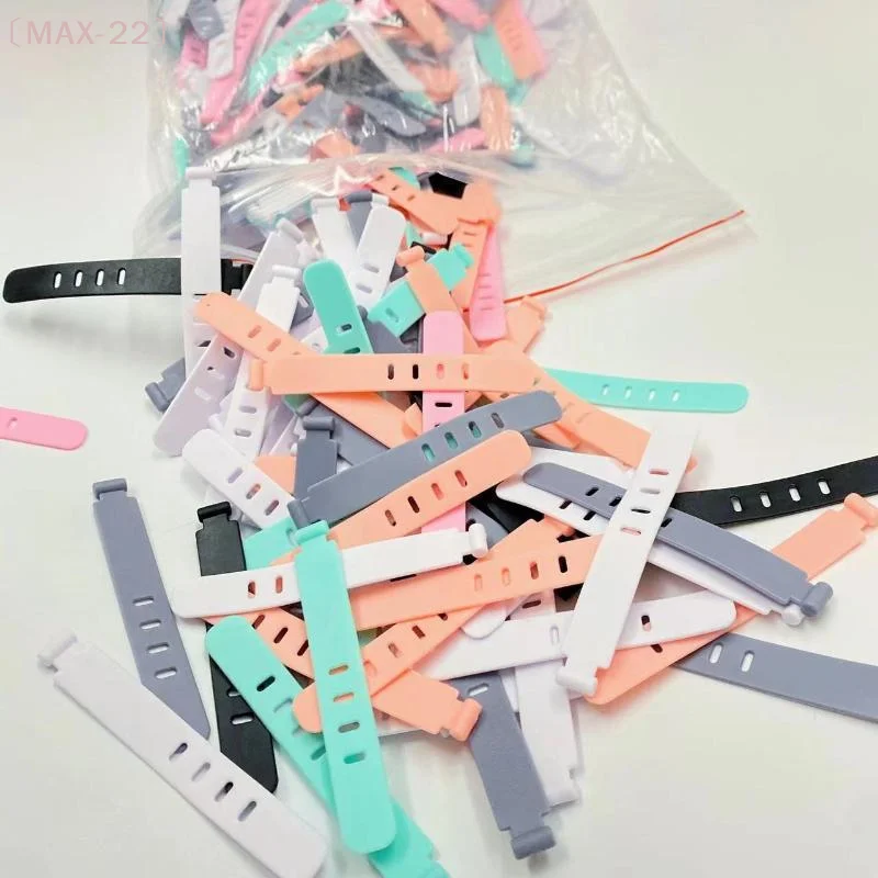 〔MAX-22〕10 PCS Multicolor TPR Adjustable Reusable Perfect For Home Office Travel Cord Management