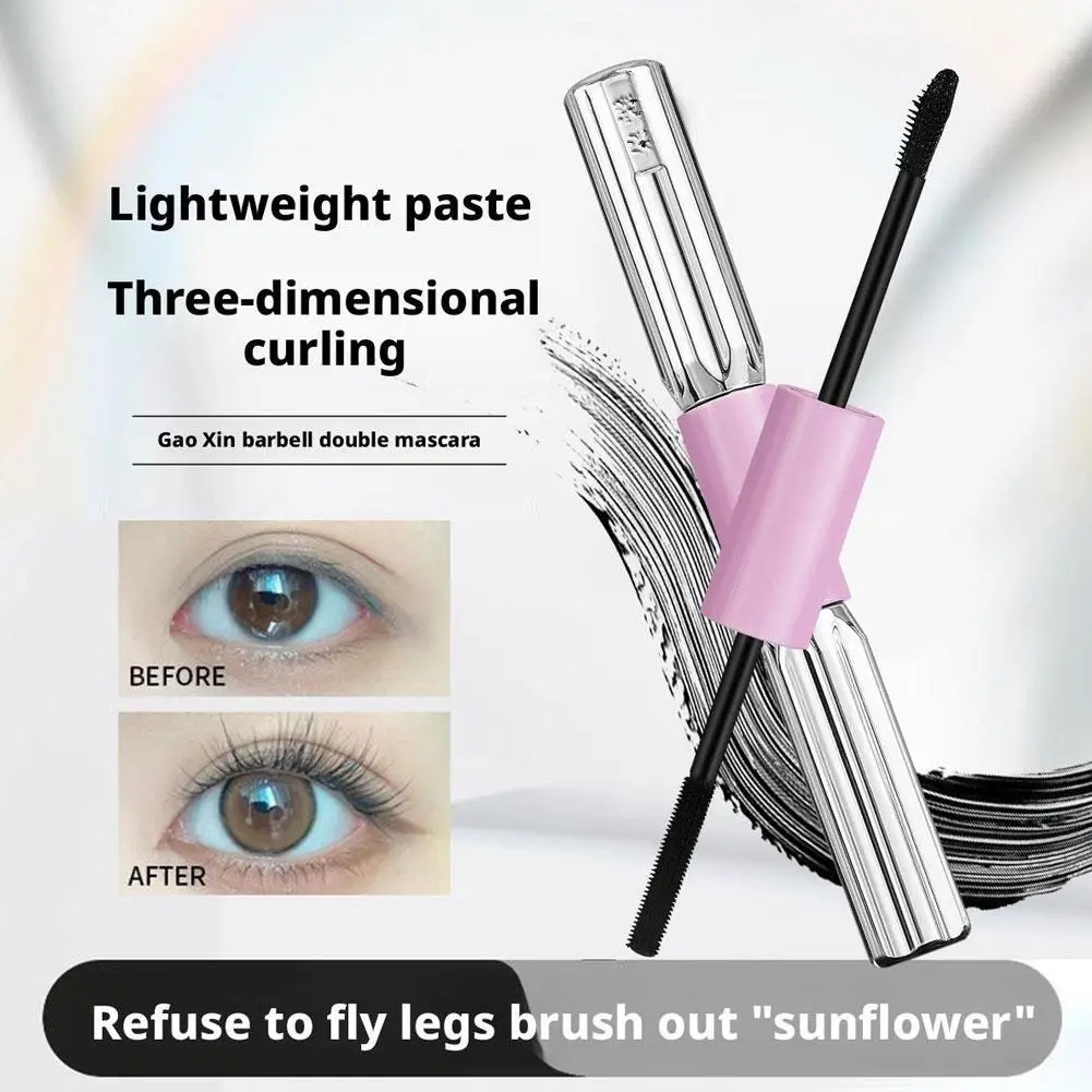 Double-ended Mascara Natural Curling Lengthening Lasting Waterproof Sweat-proof Quickly Dry Eyelash Primer Eyelash Extension