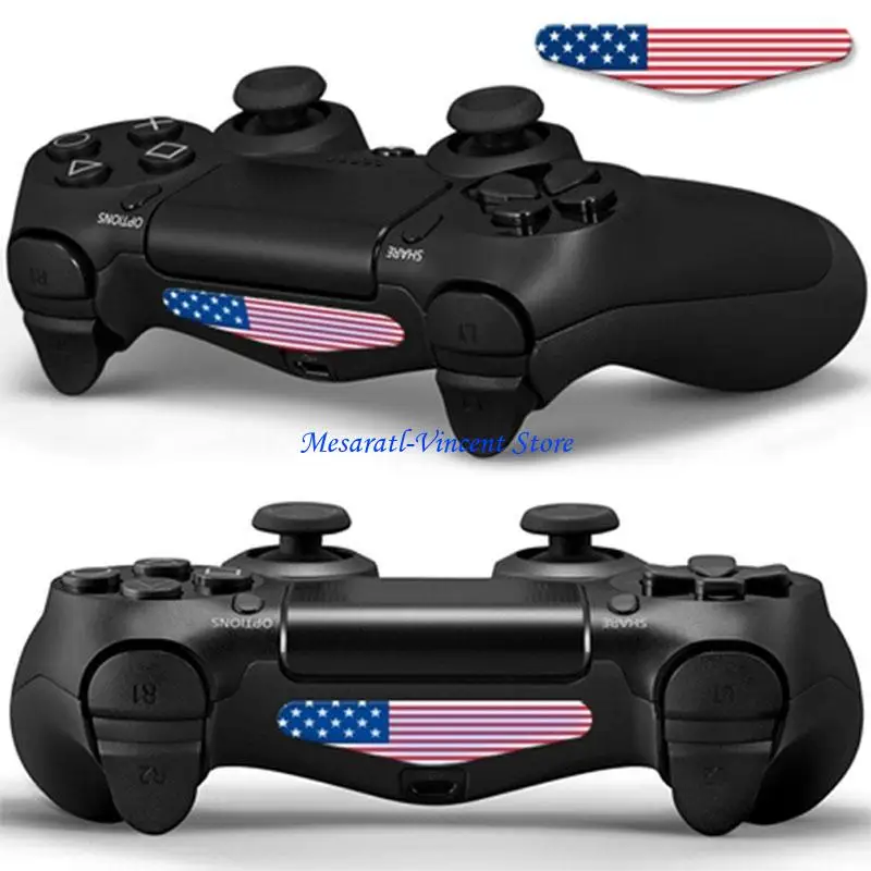 

A70F 1 шт. наклейка на ручку для 4 игровых контроллеров световая панель ПВХ наклейки