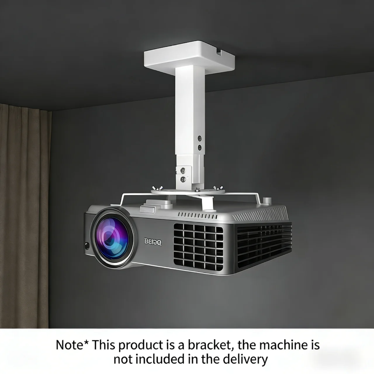 プロジェクター壁掛けブラケット（オプションで黒と白の色あり）、5kg耐荷重、jmgo、dangbeiなどに適しています。