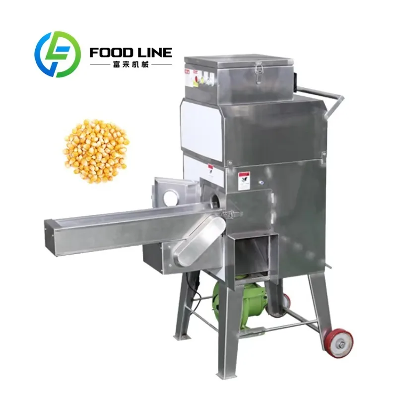 

High-efficiency Commercial Corn Thresher Peeler Machine Maize Sheller With Double Fan Conveyor Design for Cooked Corn