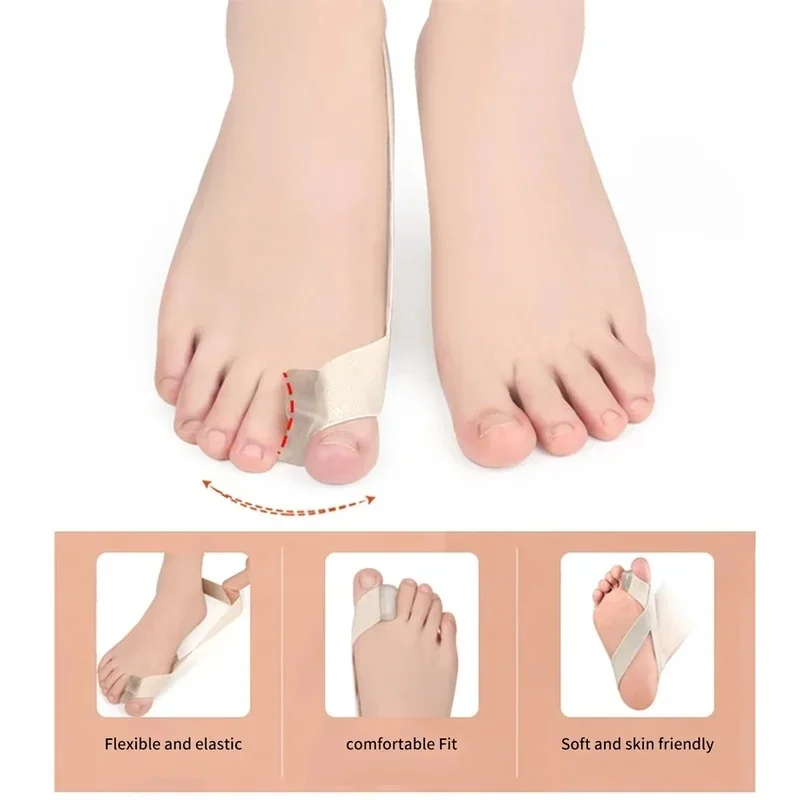 1/2/3pcs Ankle Brace Bunion Correctors for Big Toe Pain Relief Straightener - Non-Surgical Hallux Valgus Correction