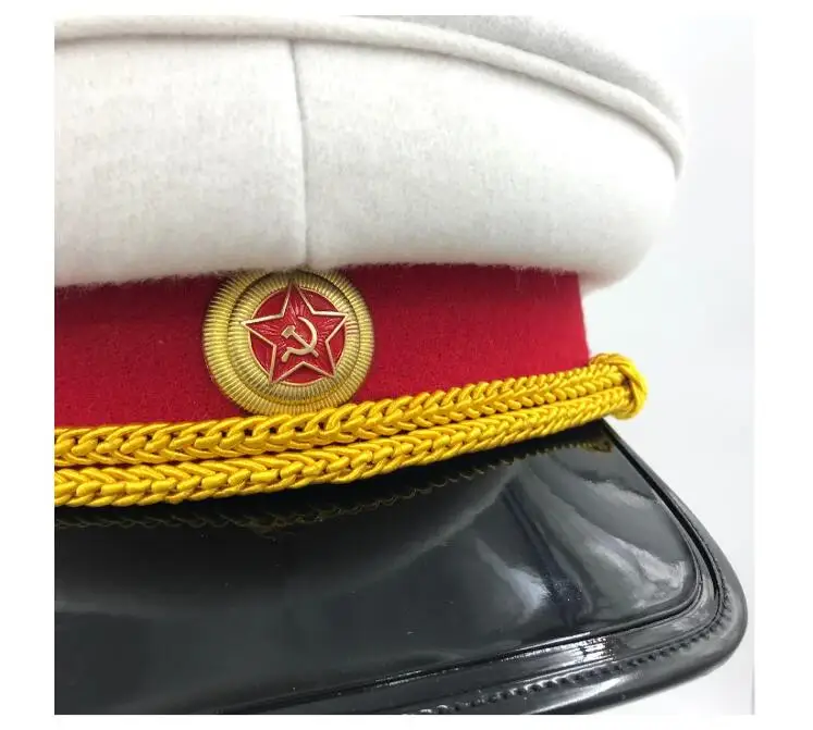 Casquette de troupes d'examen de chapeau de l'union soviétique, Vintage de printemps