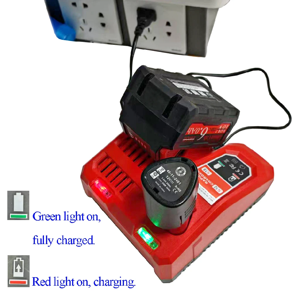 

Power Tool Parts Accessories For Milwaukee 10.8V 14.4V 18V Lithium Battery Case Pack For M12 For M14 For M18 Charger 48-11-1840