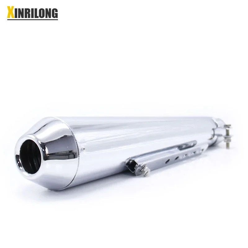 Motorcycle Exhaust Pipe Retro Harley Exhaust Pipe Motorcycle Exhaust Muffler Retrofitting Suitable for Honda CG EN125 XL883 1200