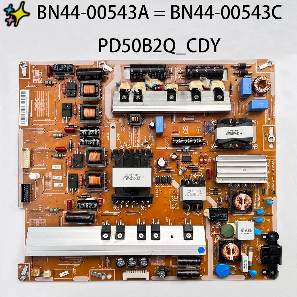 BN44-00543A = BN44-00543C PD50B2Q_CDY Genuine TV Power Board is for TV 65ES6550F UE50ES6710UXXU UN65ES6550 UE50ES6710 UE50ES6990