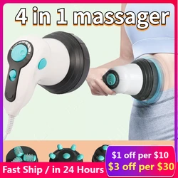 Full Body Slimming Massager Roller Anti Cellulite Massager ElectricHandheld Infrared Massage For Arm Leg Hip Belly Fat Remover