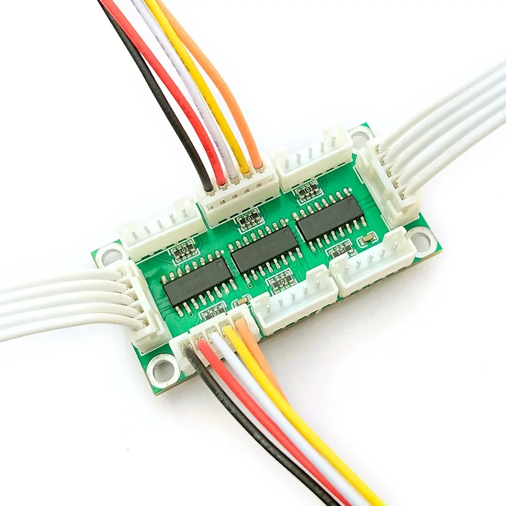 74HC165 لإدخال التشغيل لساجل التحول في لوحة التمدد الرئيسية