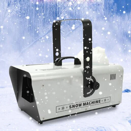 Stage Effect Artifical Snow Flower Machine 1300W For Wedding Figure Photography Disco Bar Christmas