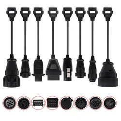 Full Set 8 PCS Car/Truck Cables For TCS PRO Diagnostic Connector