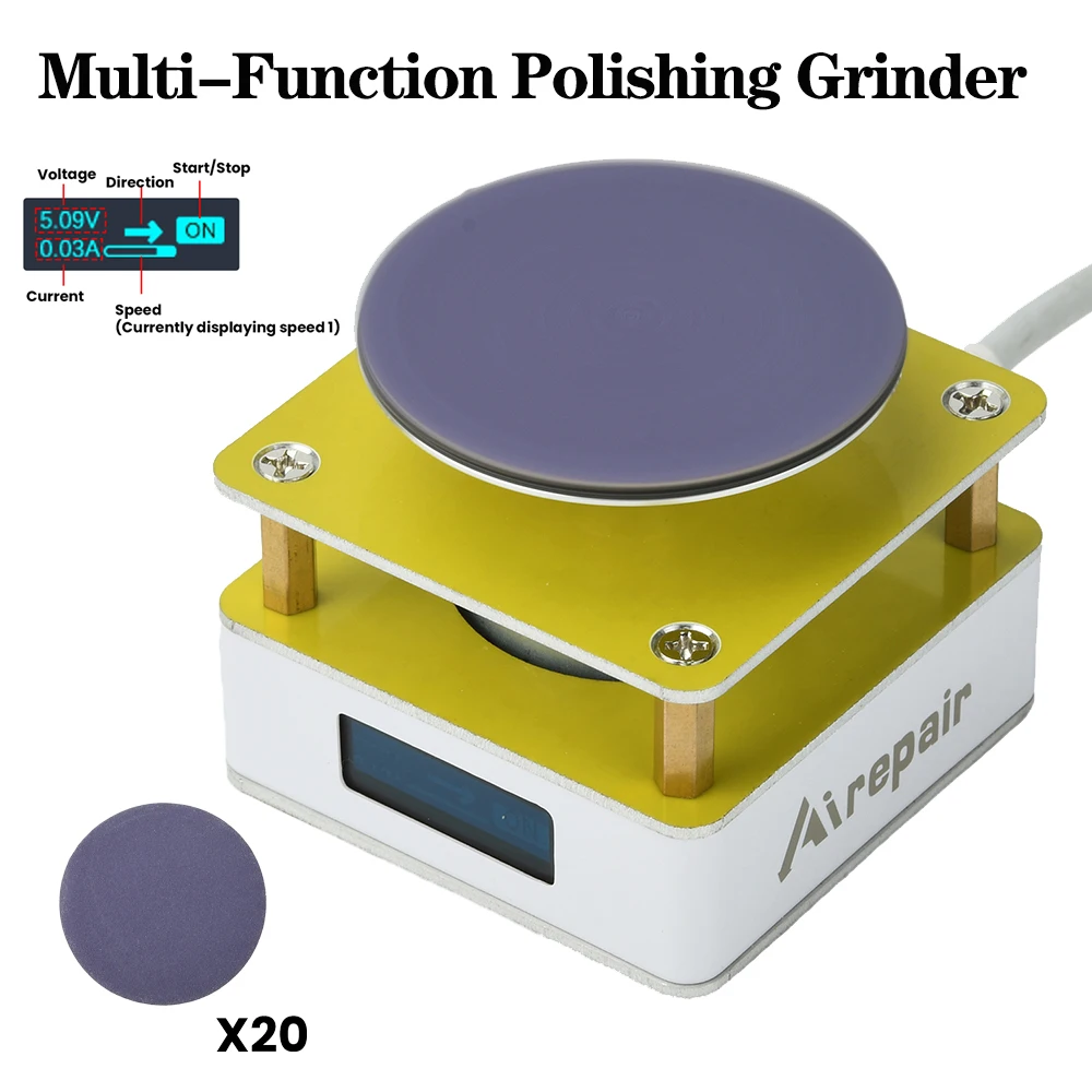 DC9V Multi-Function Polishing Grinder 10000RPM High Speed Home Electric Metal Grinder for DIY Grinding/Polishing Maintenance