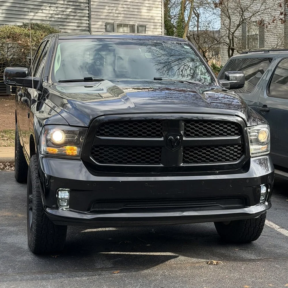 DOT LED Fog Lamp For Dodge Ram 1500 2013-2018 Classic 2021-2024 Front Bumper W/ DRL Daytime Running Light Assembly 68104820AF